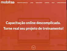 Tablet Screenshot of mobiliza.com.br